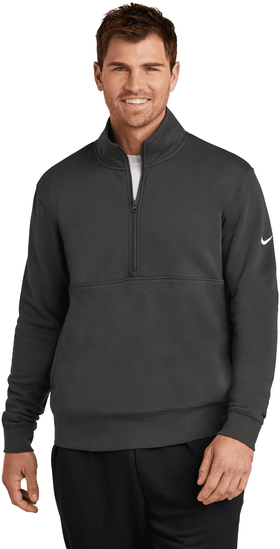 Club Fleece Sleeve Swoosh 1/2-Zip