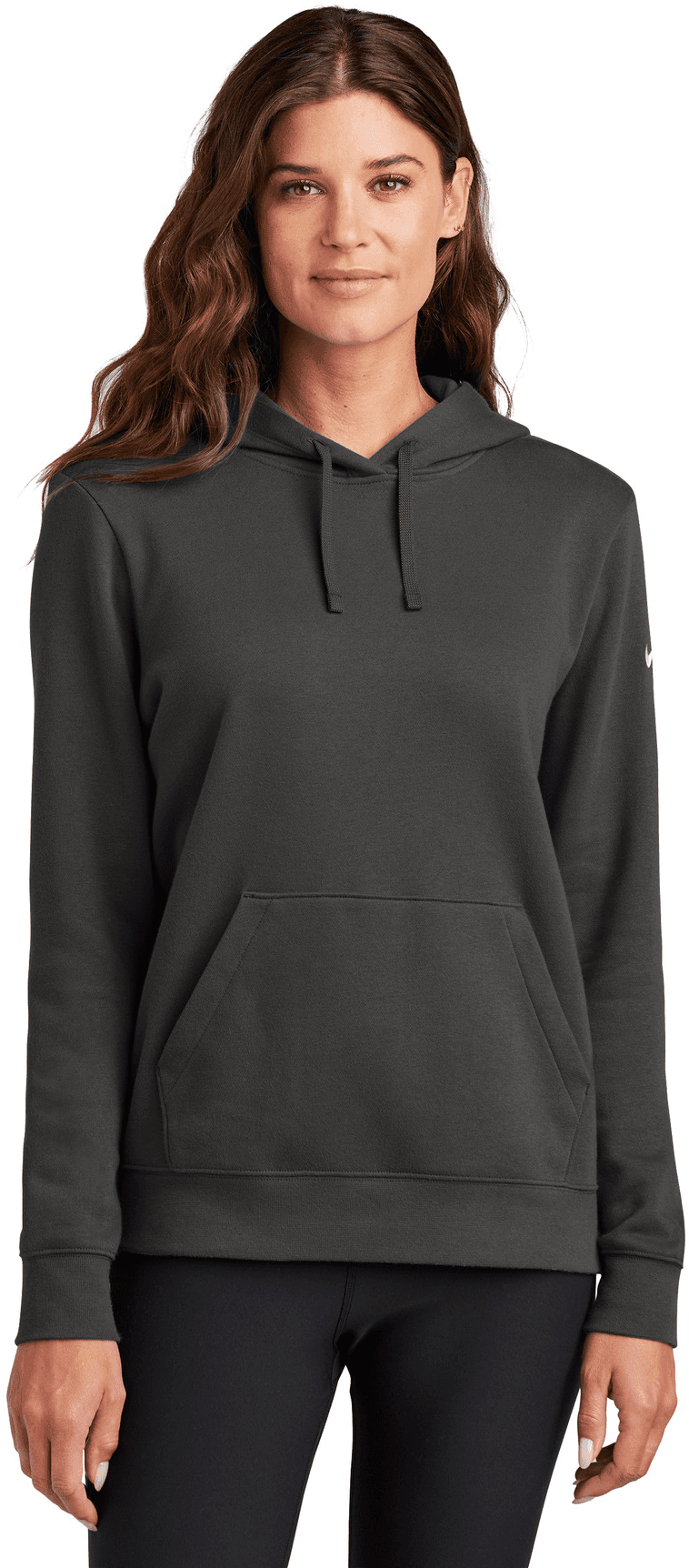 Women's Club Fleece Sleeve Swoosh Pullover Hoodie