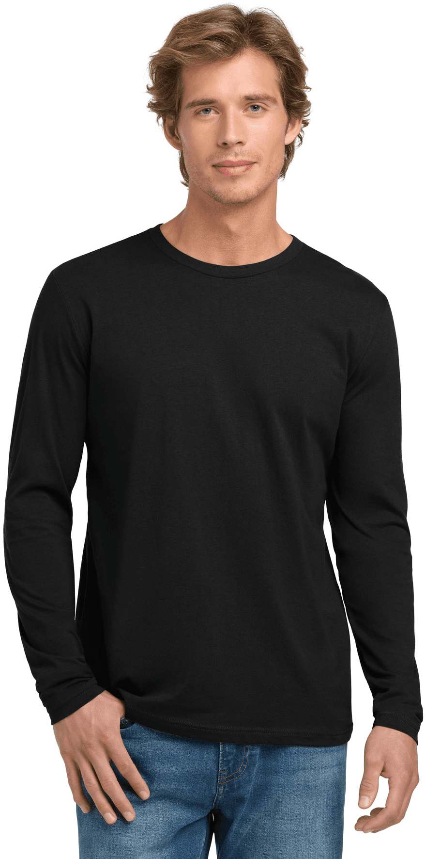 Cotton Long Sleeve Tee.