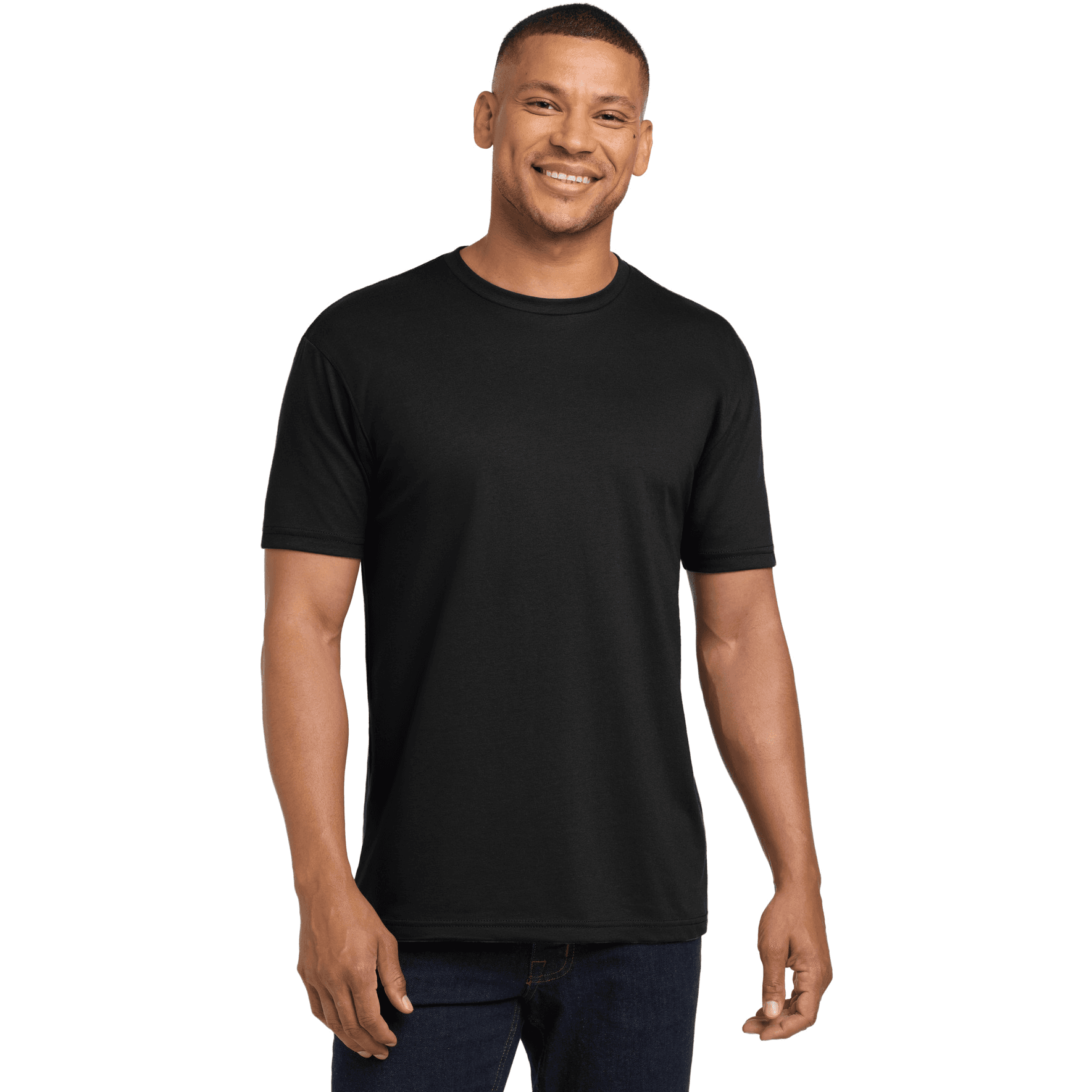 Adult CVC Sueded Tee.