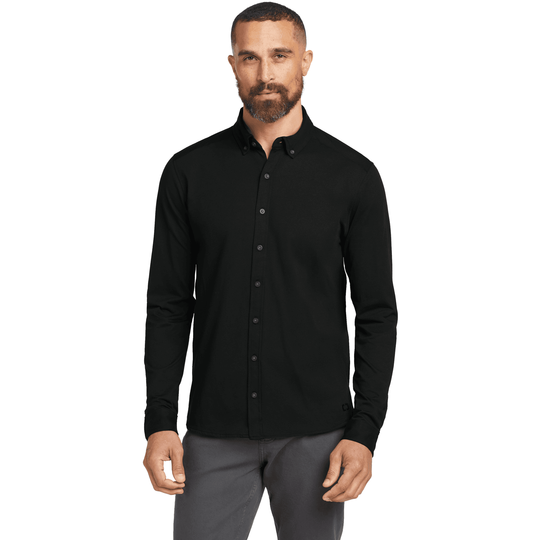 Code Stretch Long Sleeve Button-Up.