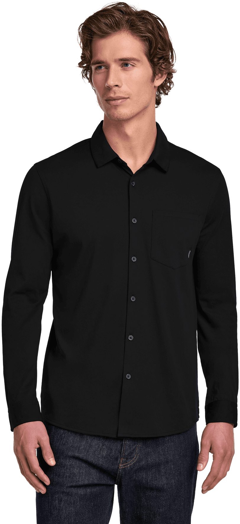 Extend Long Sleeve Button-Up