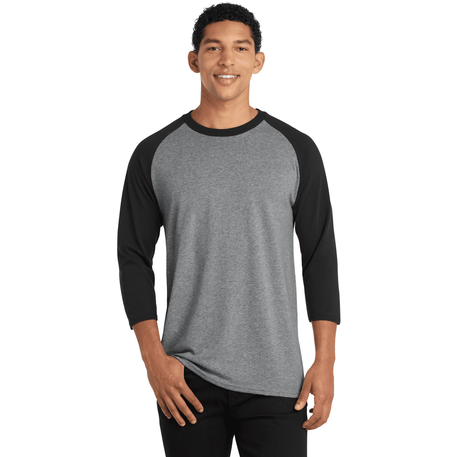 Core Blend 3/4-Sleeve Raglan Tee.