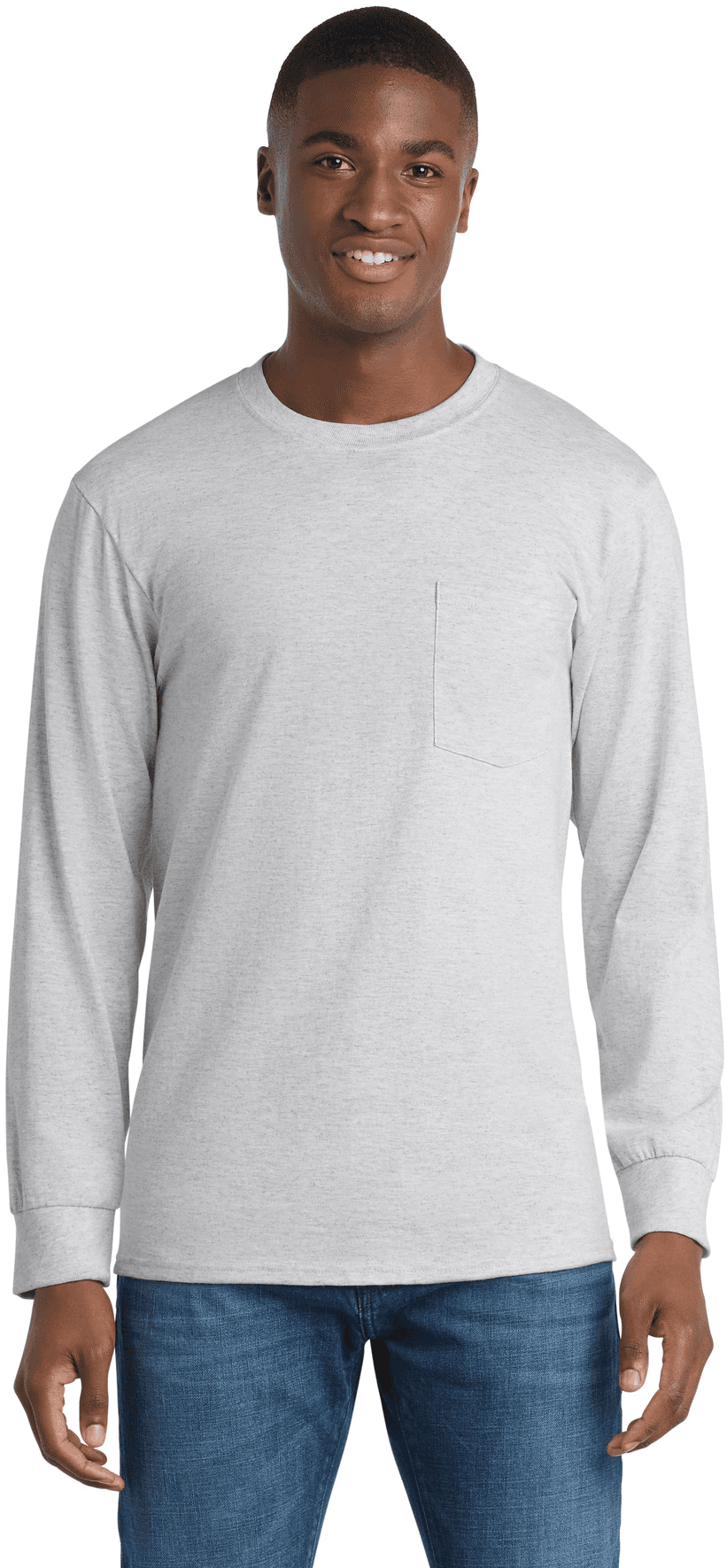Long Sleeve Essential Pocket Tee.