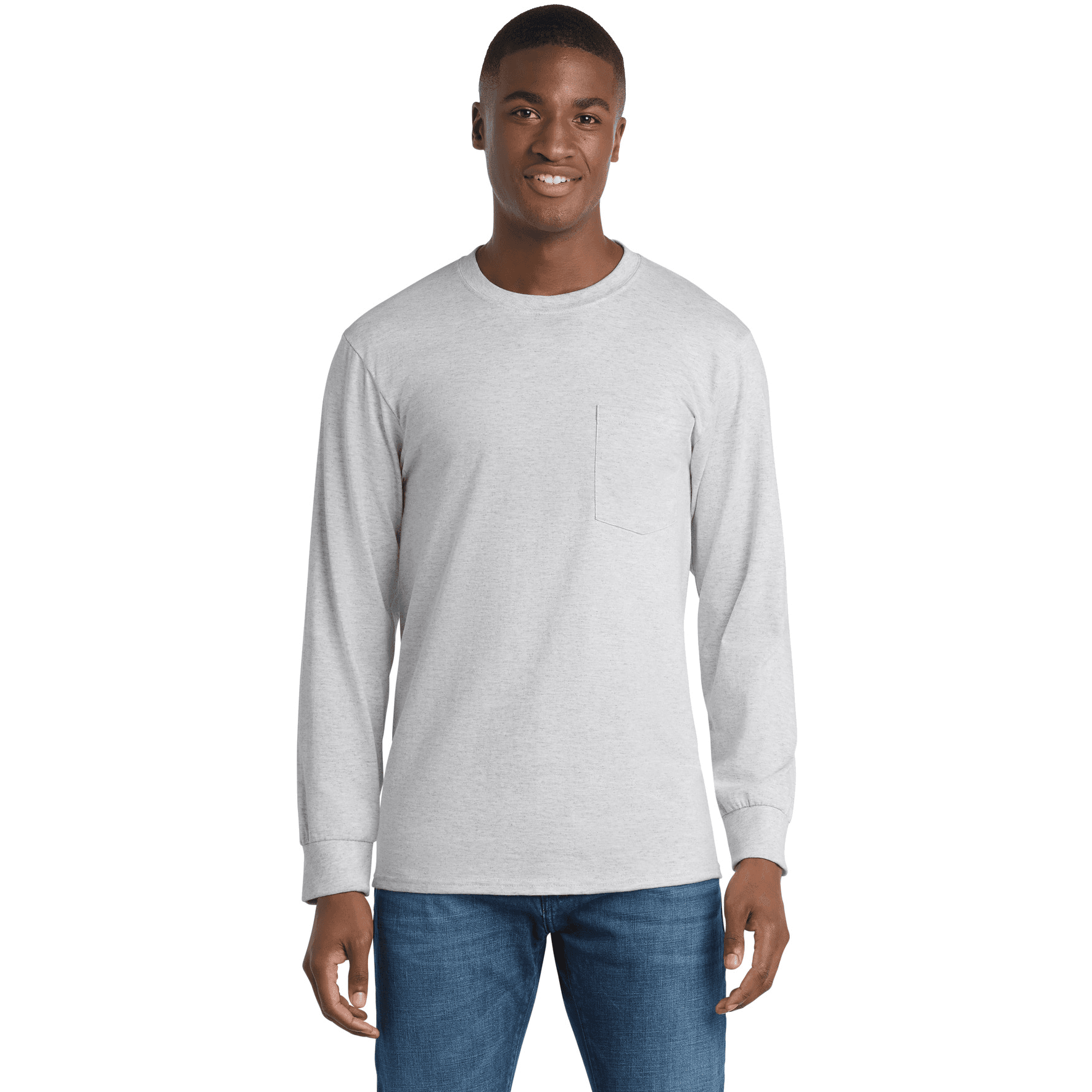 Tall Long Sleeve Essential Pocket Tee.