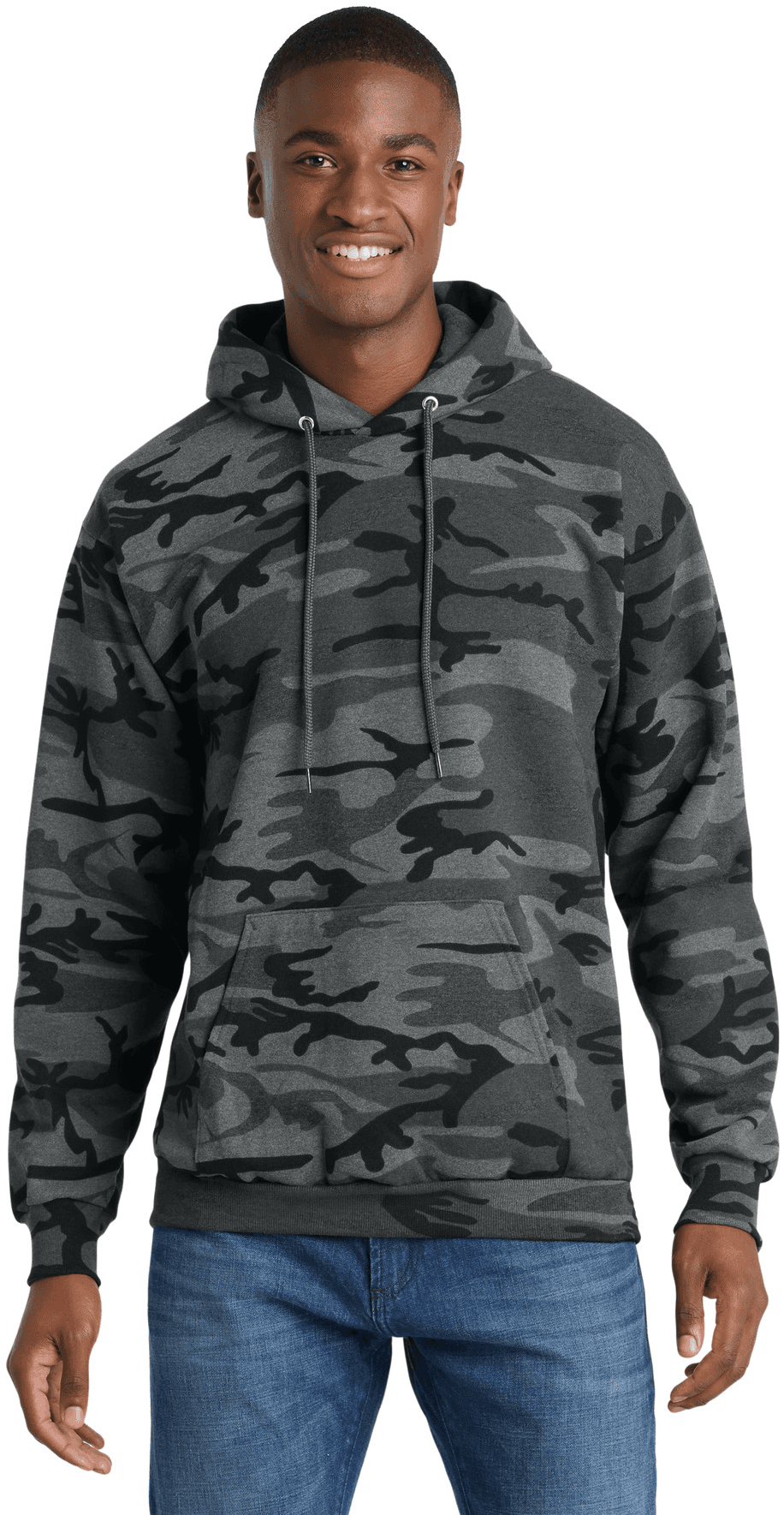 Core Fleece Camo Pullover Hooded Sweatshirt.