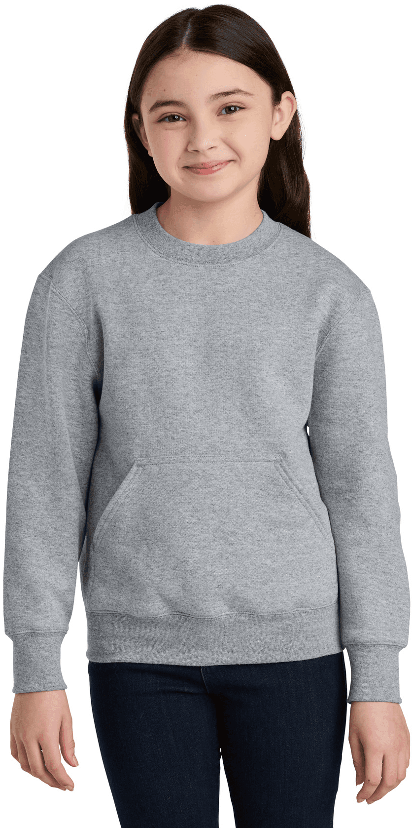 Youth Core Fleece Crewneck Pocket Sweatshirt