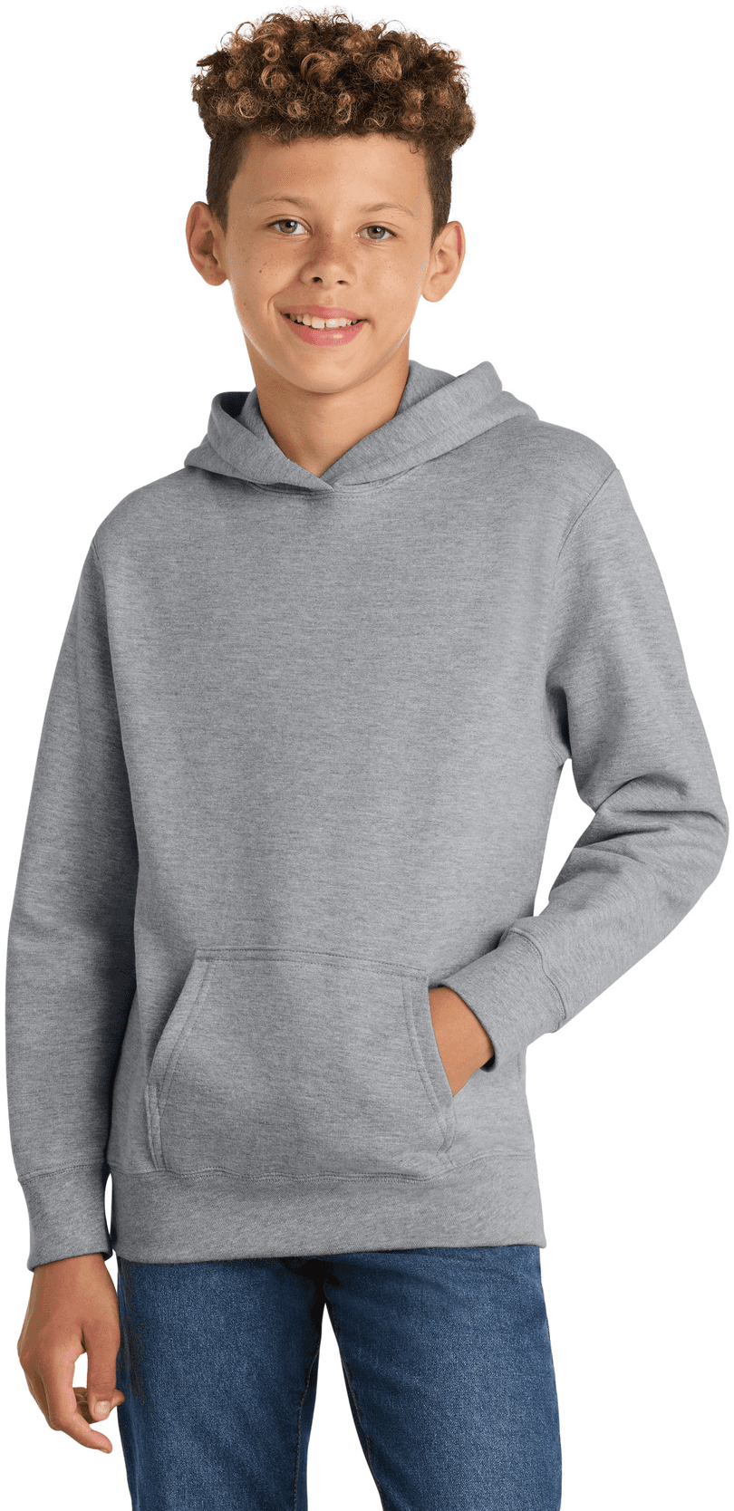 Youth Fan Favorite Fleece Pullover Hooded Sweatshirt.