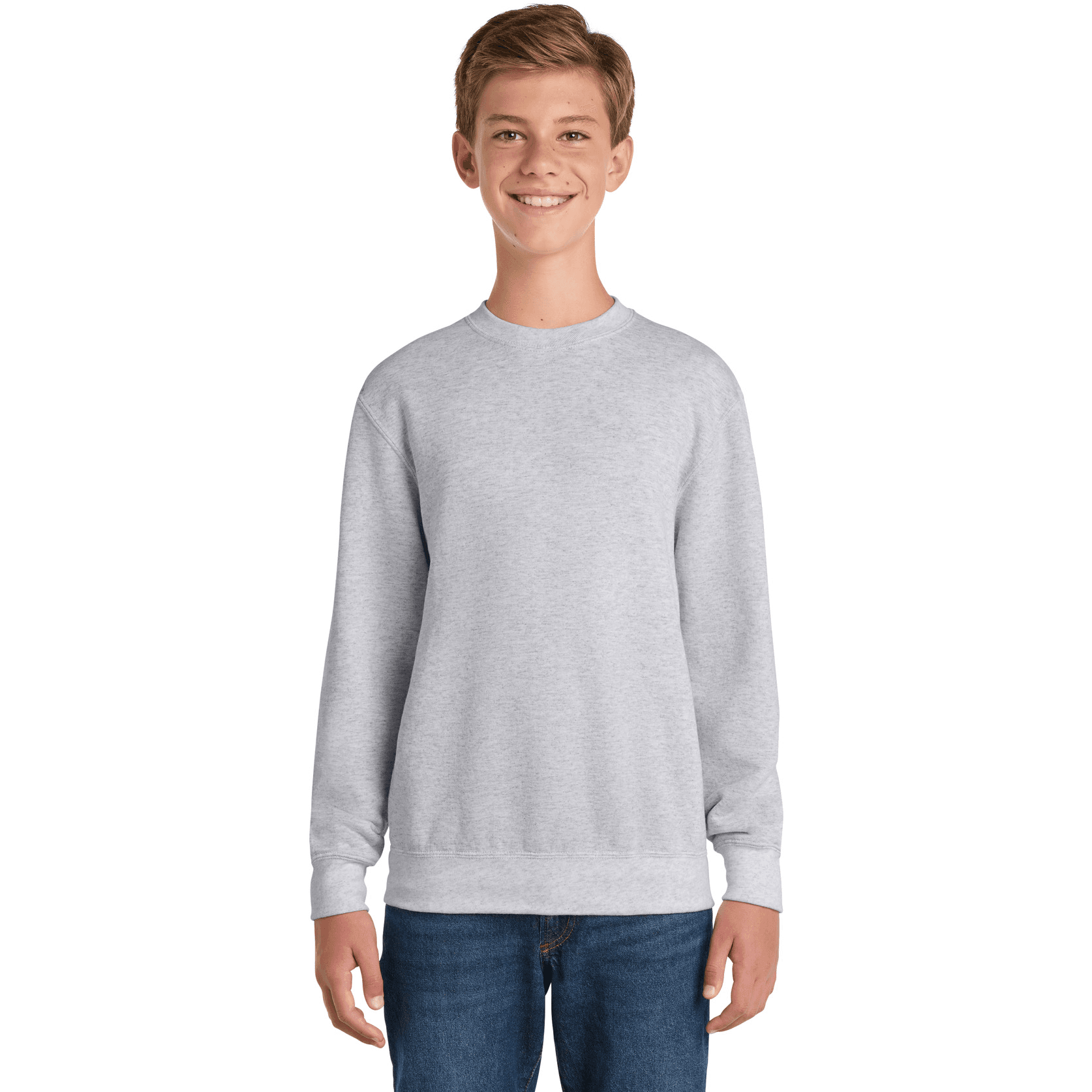 Youth Core Fleece Crewneck Sweatshirt.