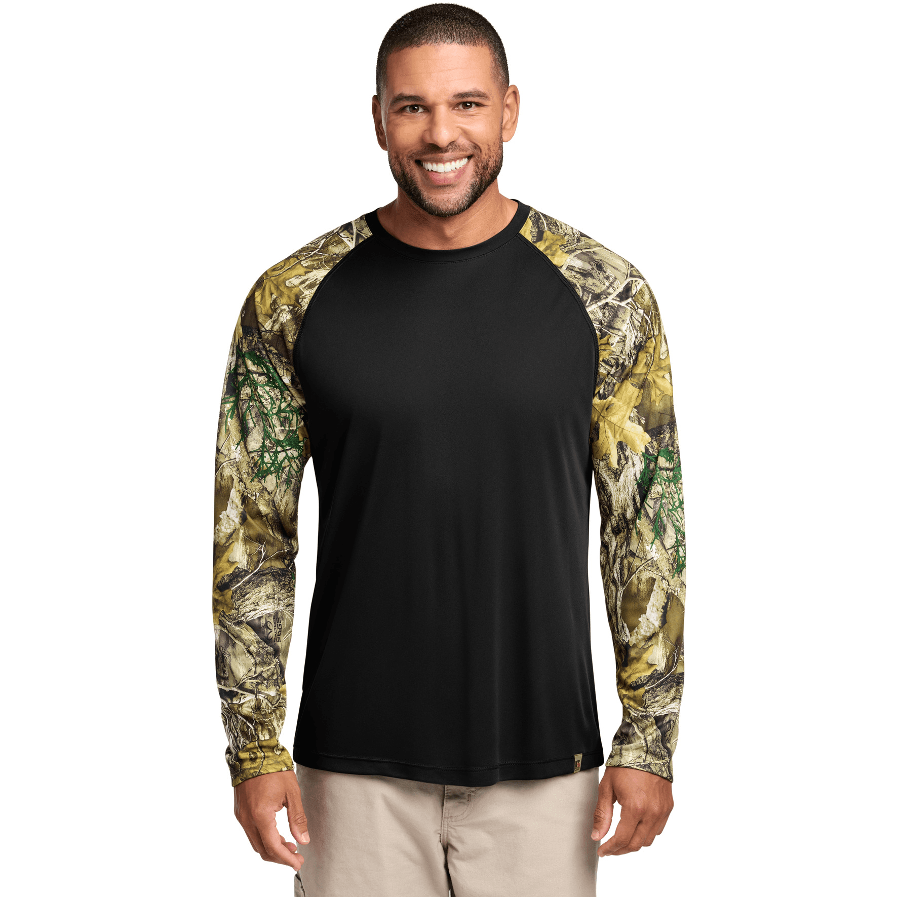 Realtree Colorblock Performance Long Sleeve Tee