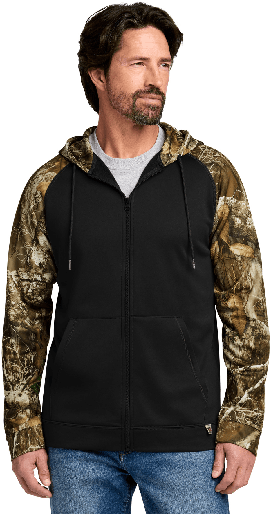 Realtree Performance Colorblock Full-Zip Hoodie