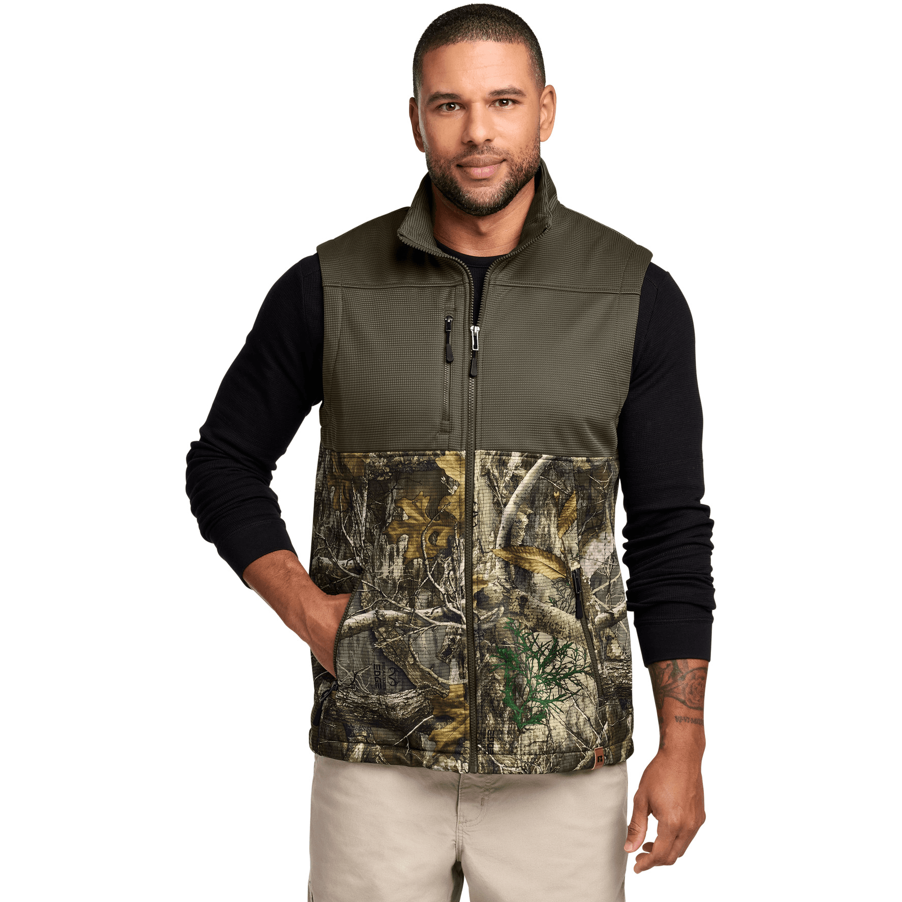 Realtree Atlas Colorblock Soft Shell Vest