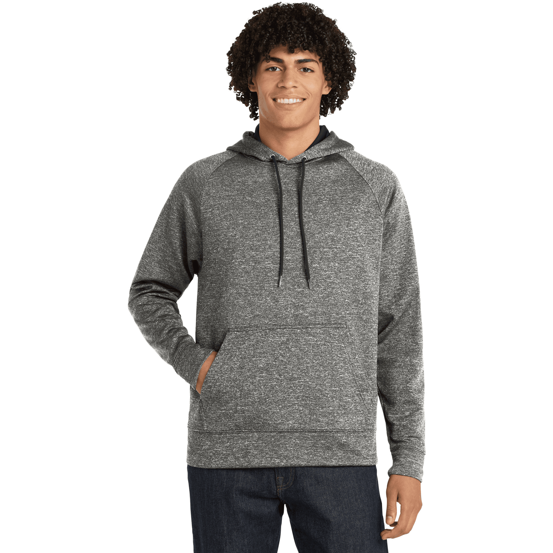 PosiCharge Electric Heather Fleece Hooded Pullover.