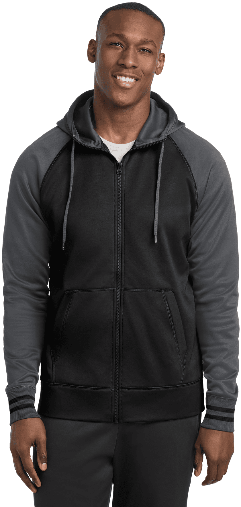 Sport-Wick Varsity Fleece Full-Zip Hooded Jacket.