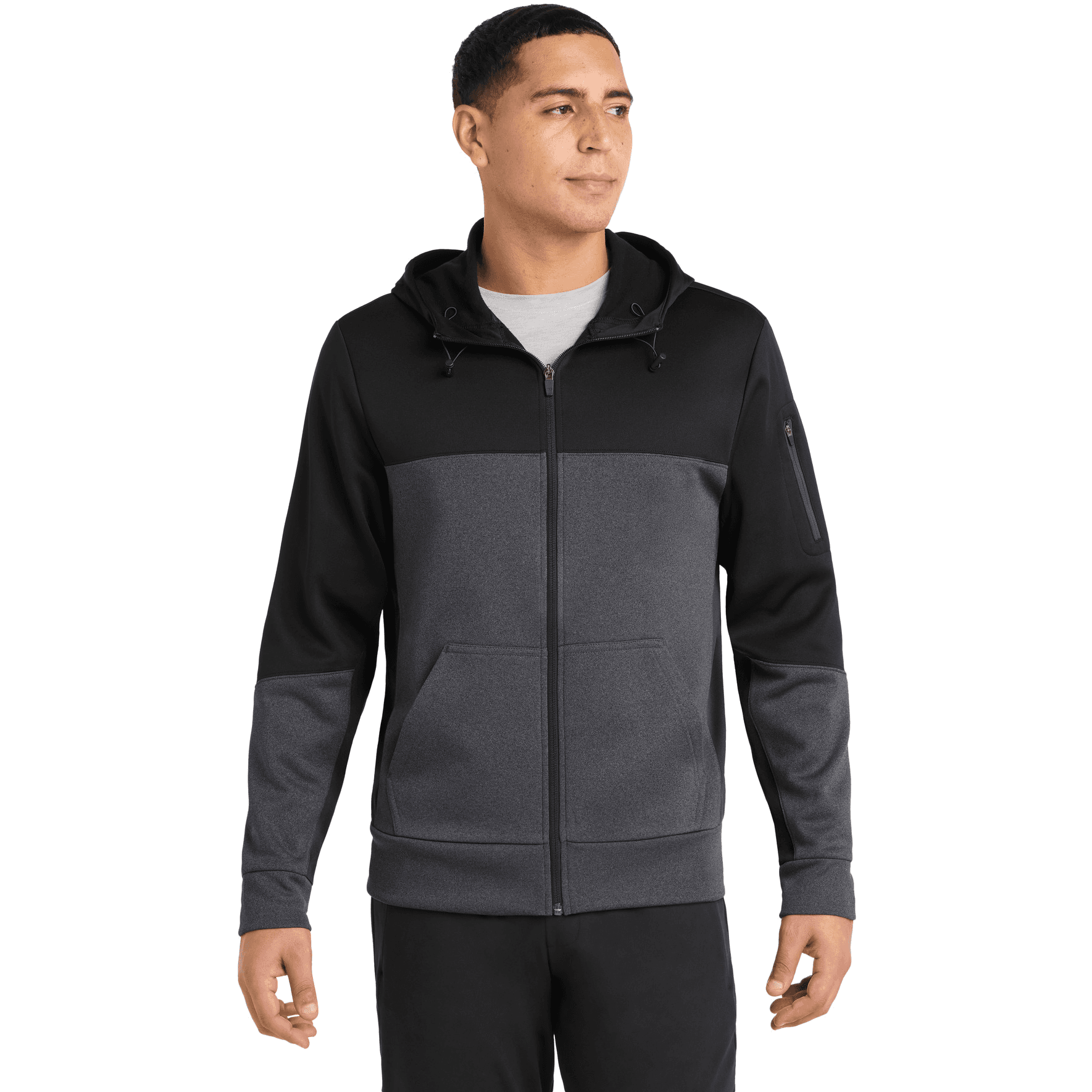 Tech Fleece Colorblock Full-Zip Hooded Jacket.