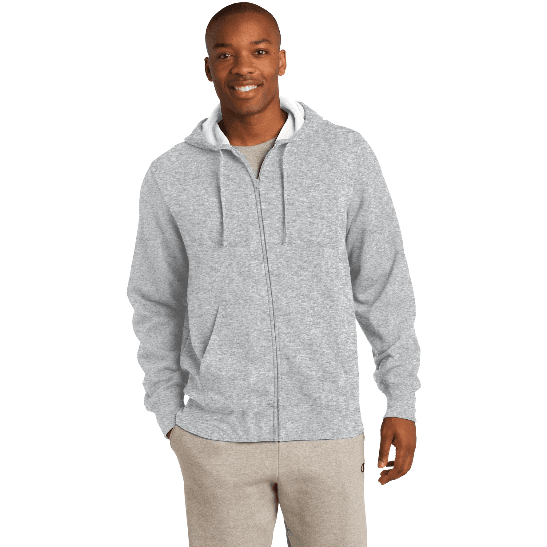 Full-Zip Hooded Sweatshirt.