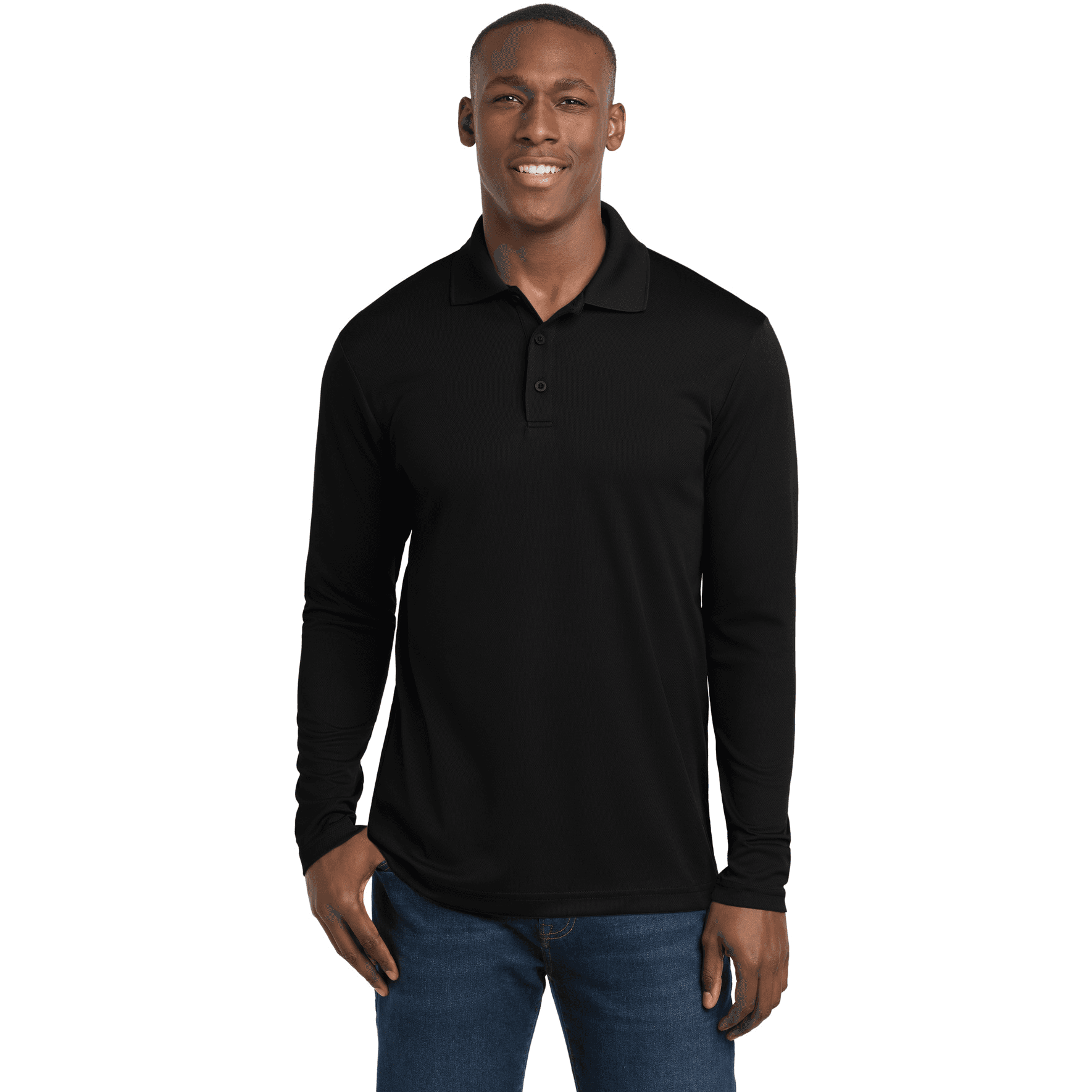 PosiCharge RacerMesh Long Sleeve Polo.