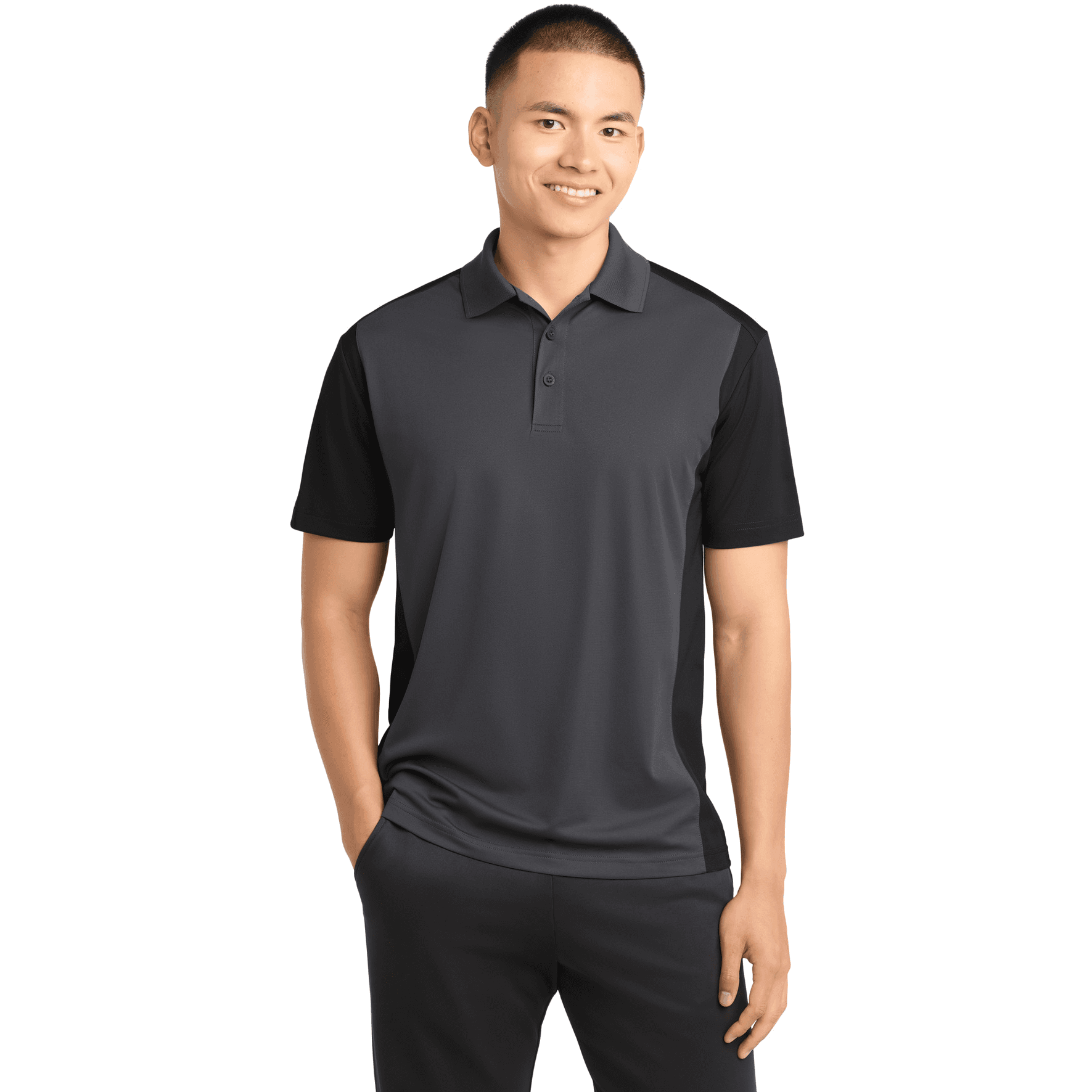 Colorblock Micropique Sport-Wick Polo.