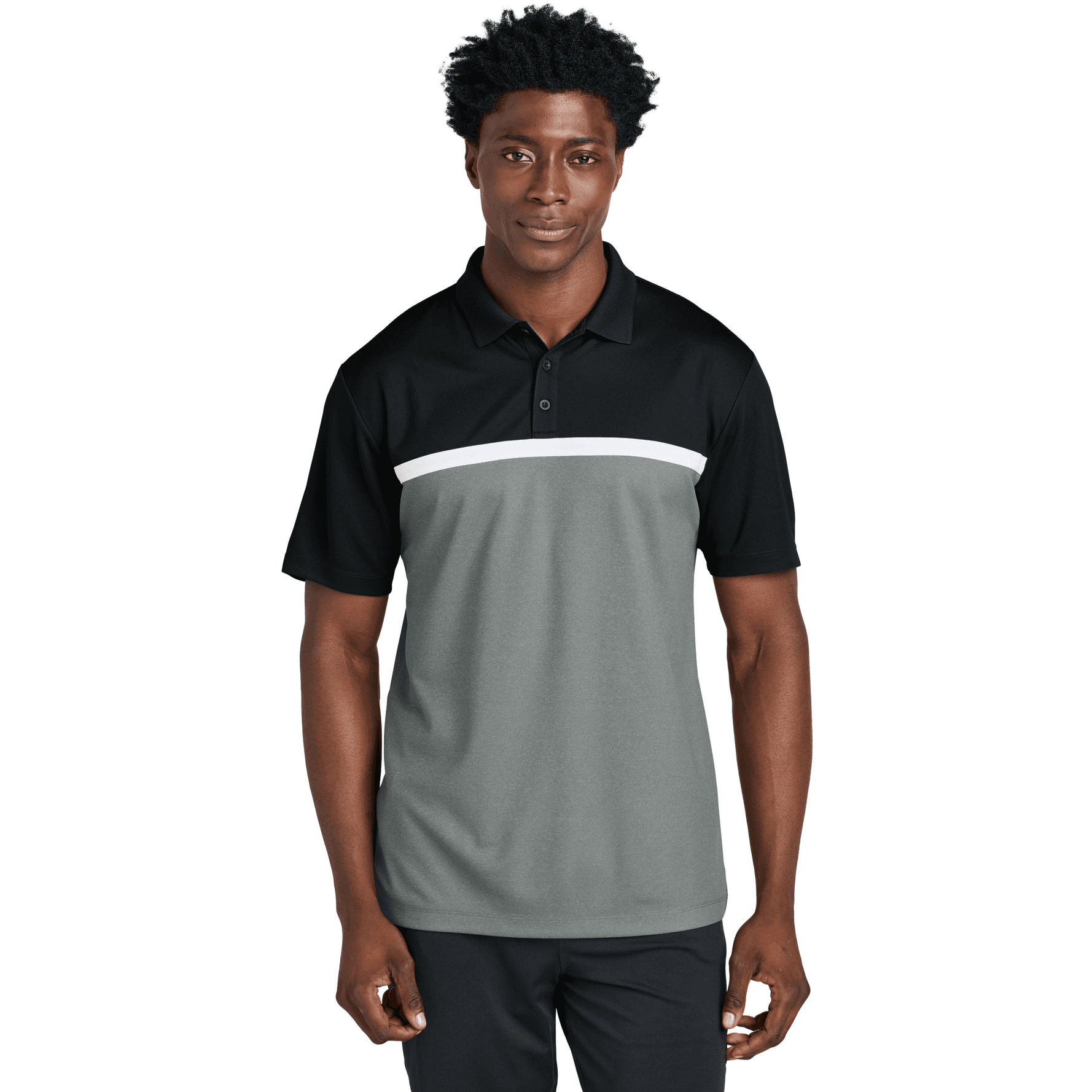 UV Micropique Colorblock Polo