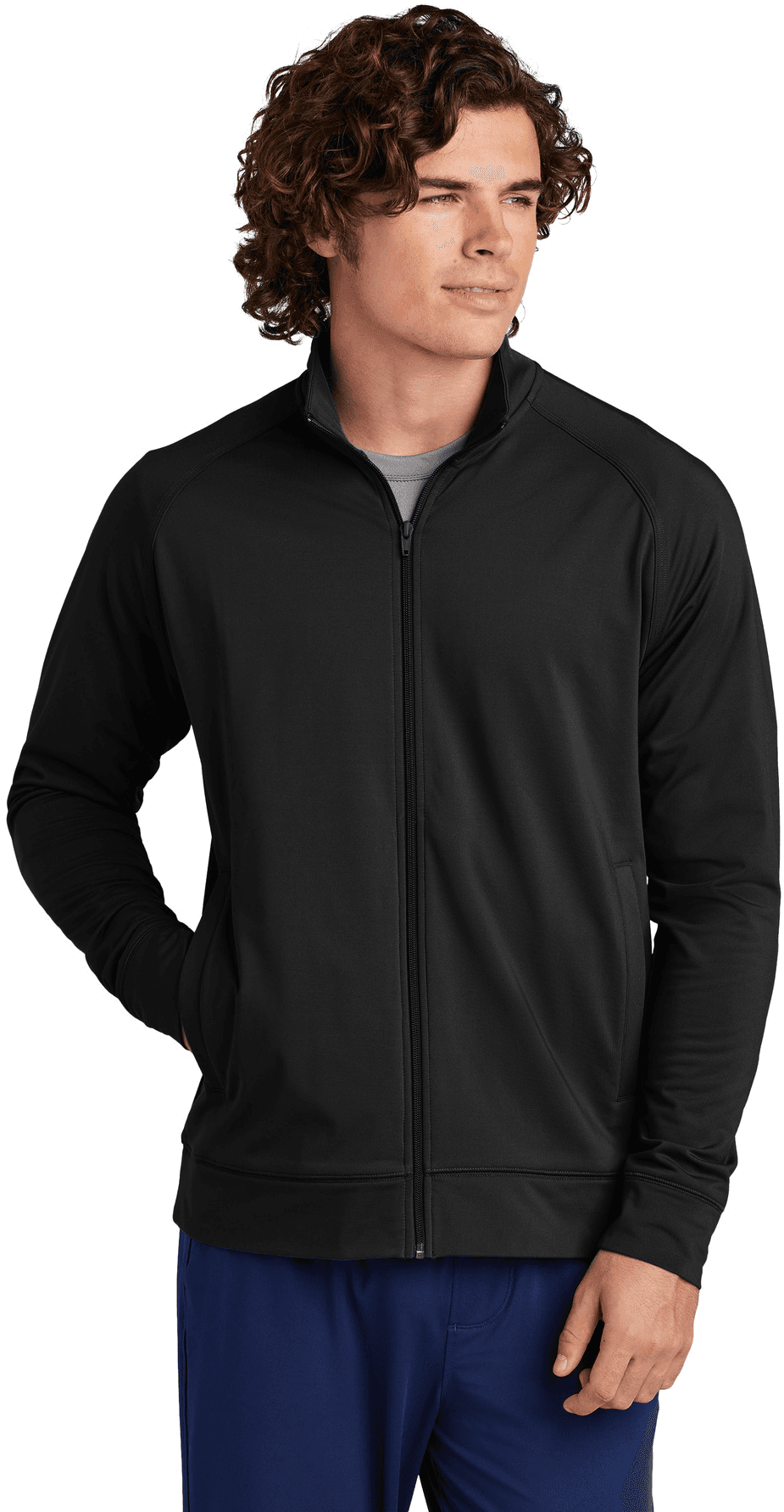 Sport-Wick Stretch Full-Zip Cadet Jacket