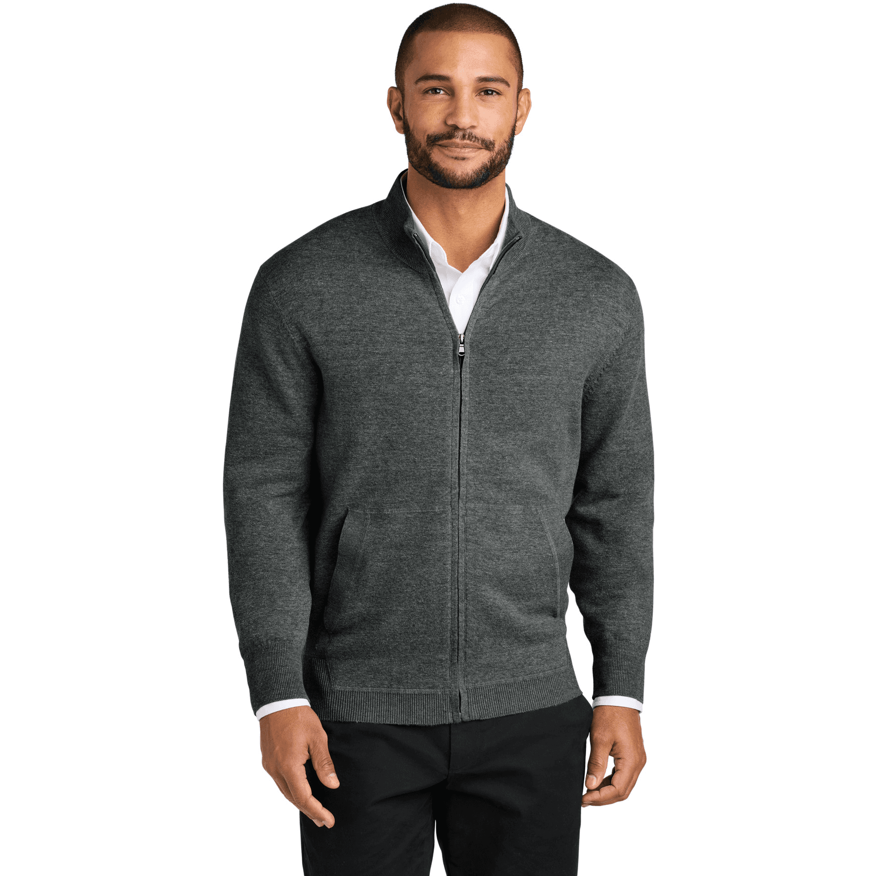 Easy Care Full-Zip Sweater