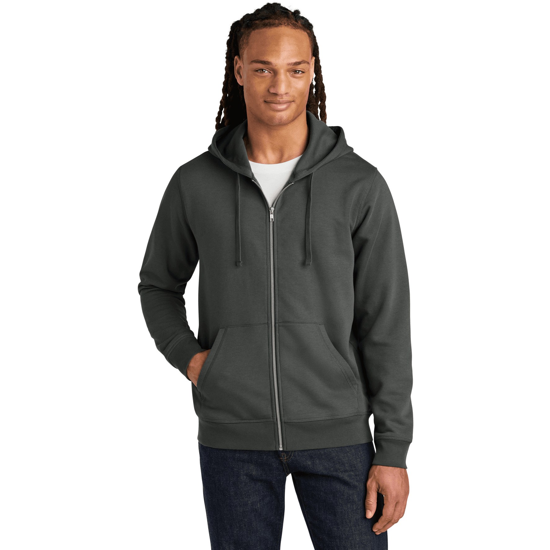 Unisex Mixer Full-Zip Hooded Sweatshirt