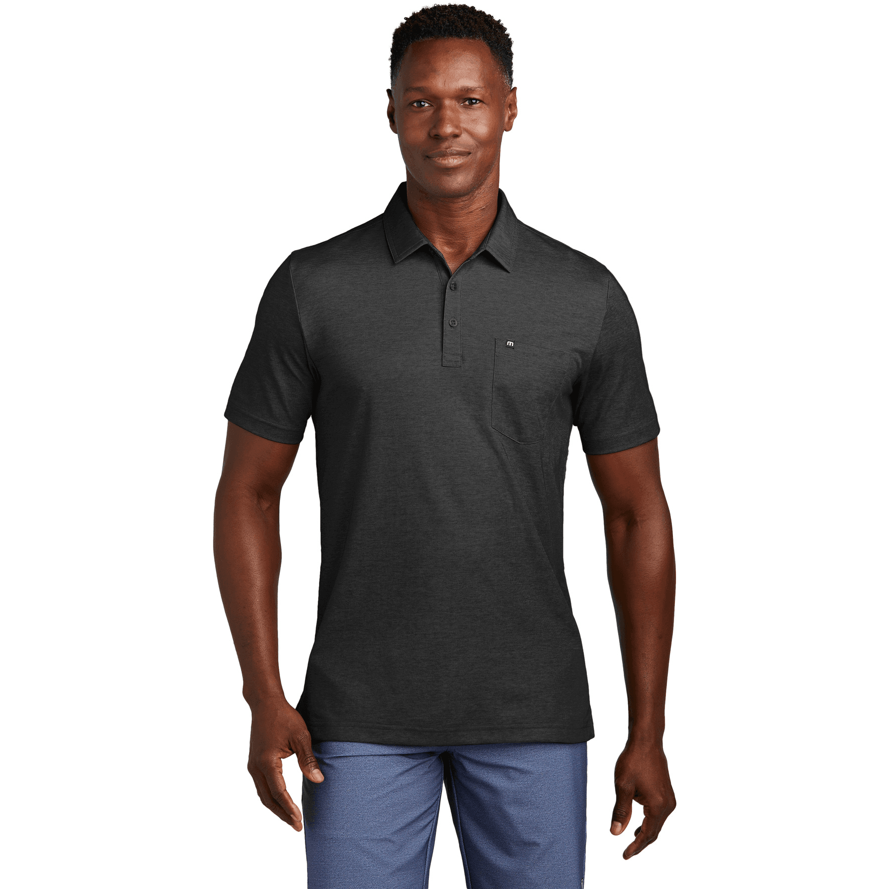Oceanside Heather Pocket Polo