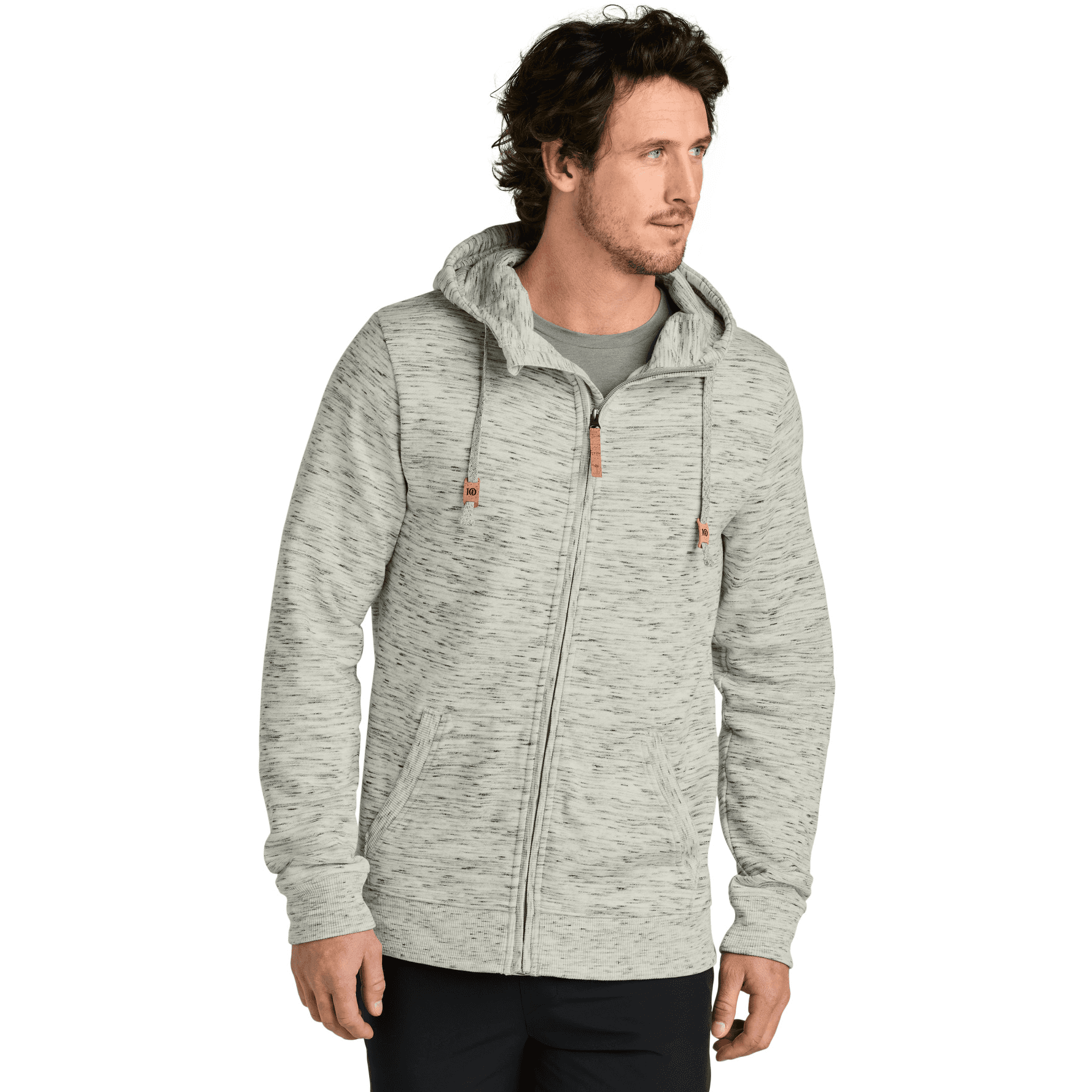 Space Dye Fleece Full-Zip Hoodie