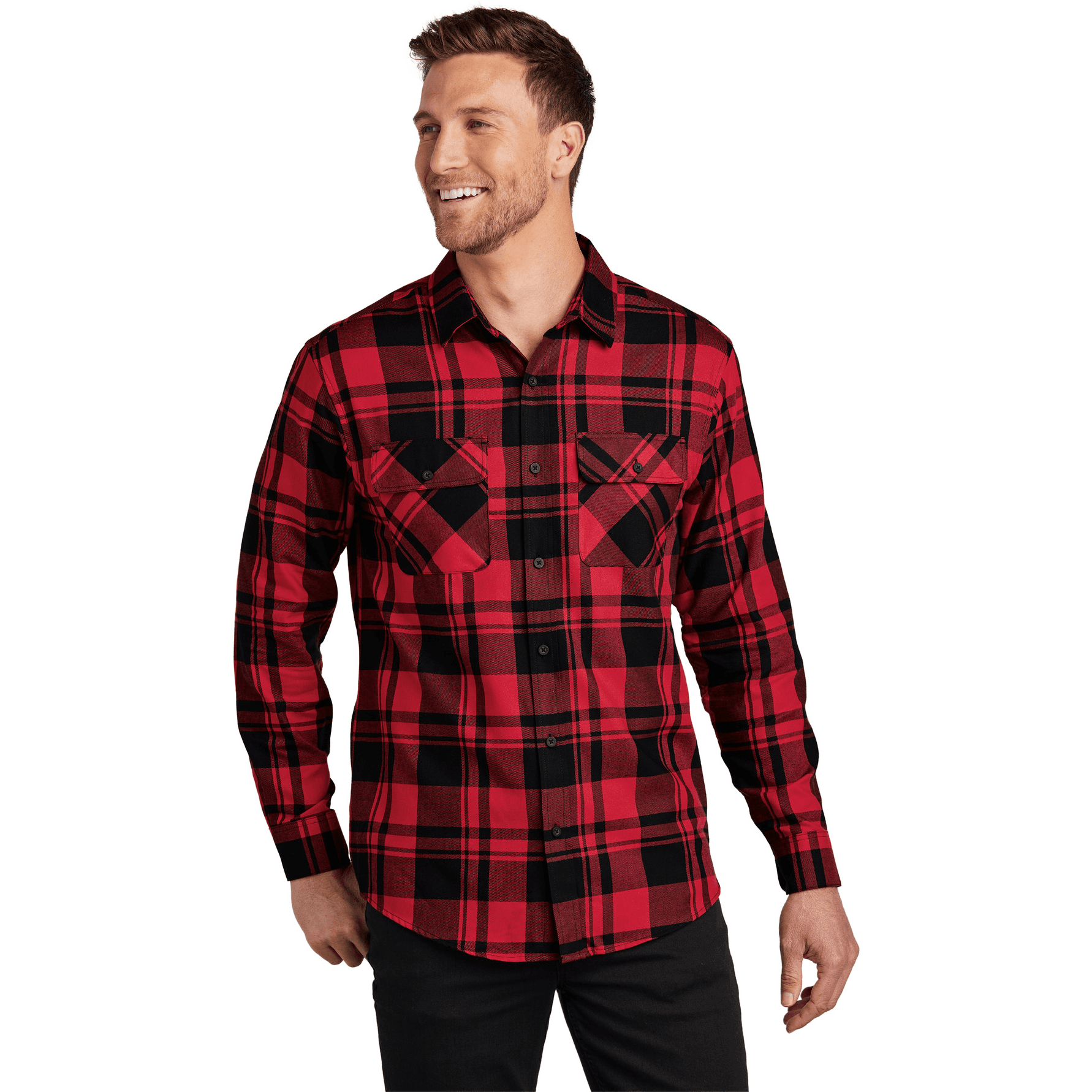 Plaid Flannel Shirt.